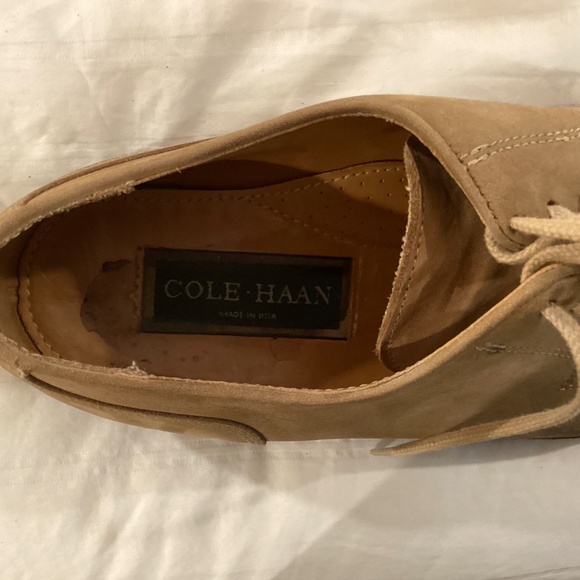 Men’s Cole Haan Suede Oxfords - 8.5 - Picture 3 of 4